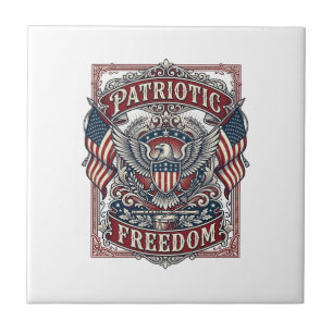Azulejo Camiseta Gráfica Vectorial Desfile Patriótico del