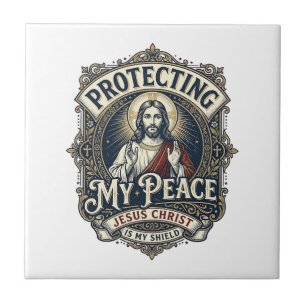 Azulejo Camiseta Respeto Propio Límites Jesús Fe Basada De