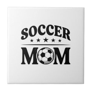 Azulejo Camiseta Retro de Mamá de Fútbol Vector Diseño_1