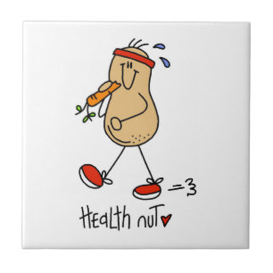 Azulejo Camisetas y regalos de fanático de la salud