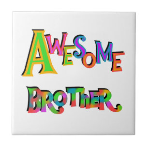 Azulejo Camisetas y regalos del Hermano Maravilloso