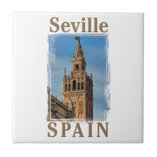 Azulejo Campanario de Giralda, Sevilla, España