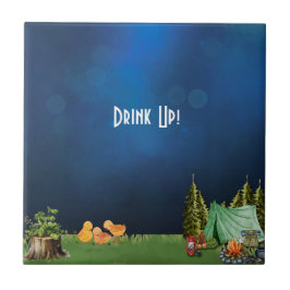 Azulejo Camping Tema Baby Shower