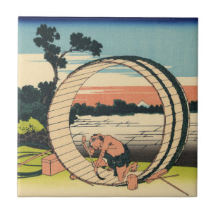 Azulejo Campo de la opinión de Fujimi Fuji en la provincia