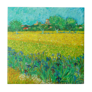Azulejo Campo Van Gogh con irlandeses cerca de Arles