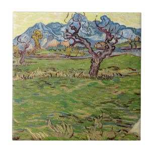 Azulejo Campos cerca de los Alpilles Vincent van Gogh