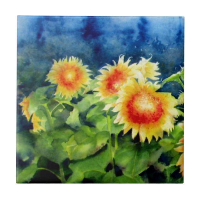Azulejo Campos de girasol 1 (Frente)