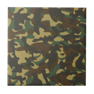 Azulejo Camuflaje de bosque
