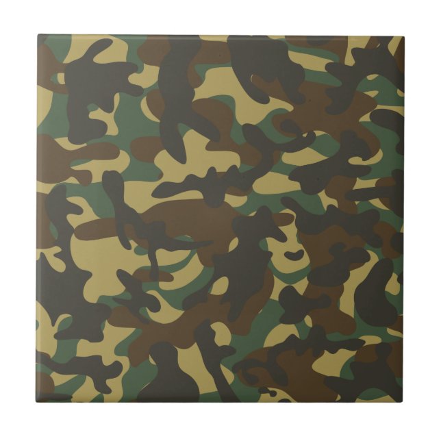 Azulejo Camuflaje de bosque (Frente)