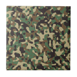 Azulejo Camuflaje de bosque