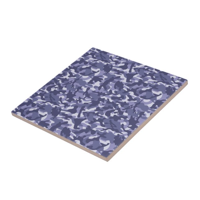 Azulejo Camuflaje Navy Púrpura (Lado)