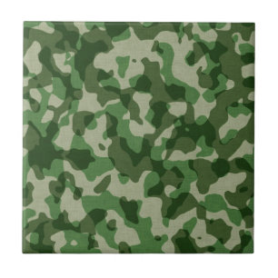 Azulejo Camuflaje verde