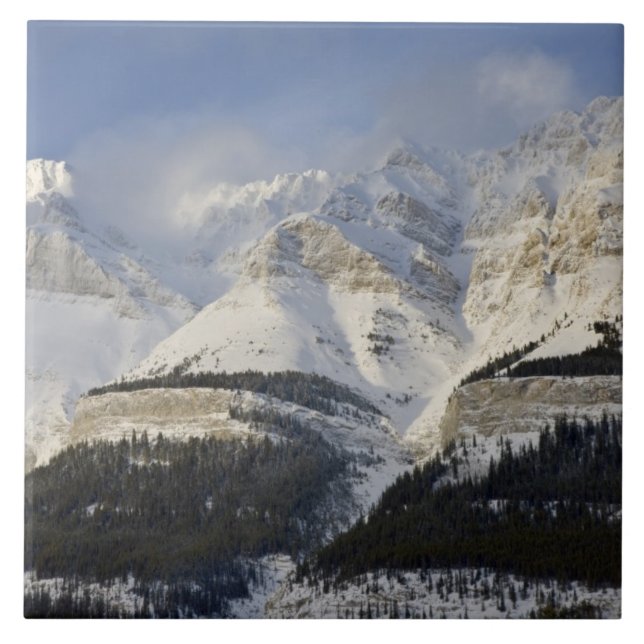 Azulejo Canadá, Alberta, Parque Nacional Banff. Vista de (Frente)