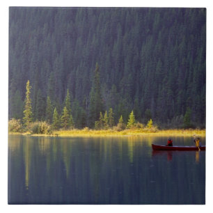 Azulejo Canadá, Alberta, Parque Nacional Baniff. Dos chic