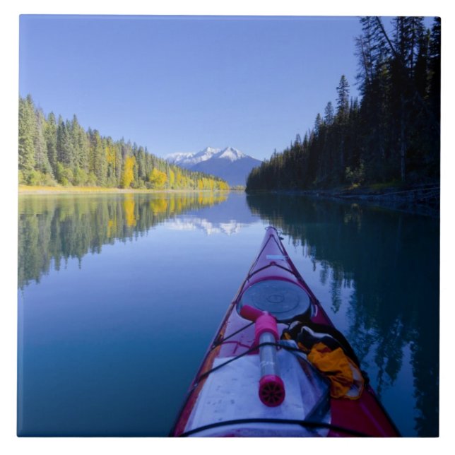 Azulejo Canadá, Columbia Británica, lagos Bowron (Frente)