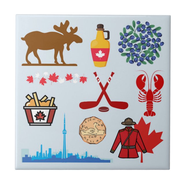 Azulejo   Canadá Diversión (Frente)