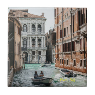 Azulejo Canal de Barco de Venecia