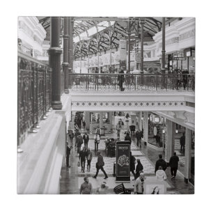 Azulejo Canal de Ciudad del Cabo Caminata Vida Monocroma