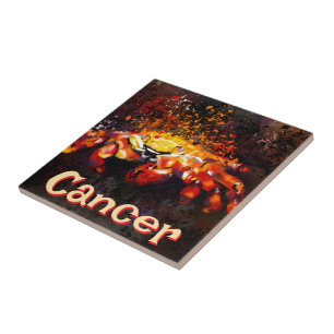 Azulejo Cáncer de playa costera cangrejo náutico personali
