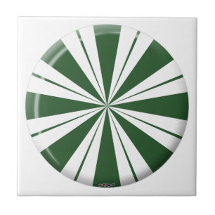 Azulejo Candía de rayas de menta rápida