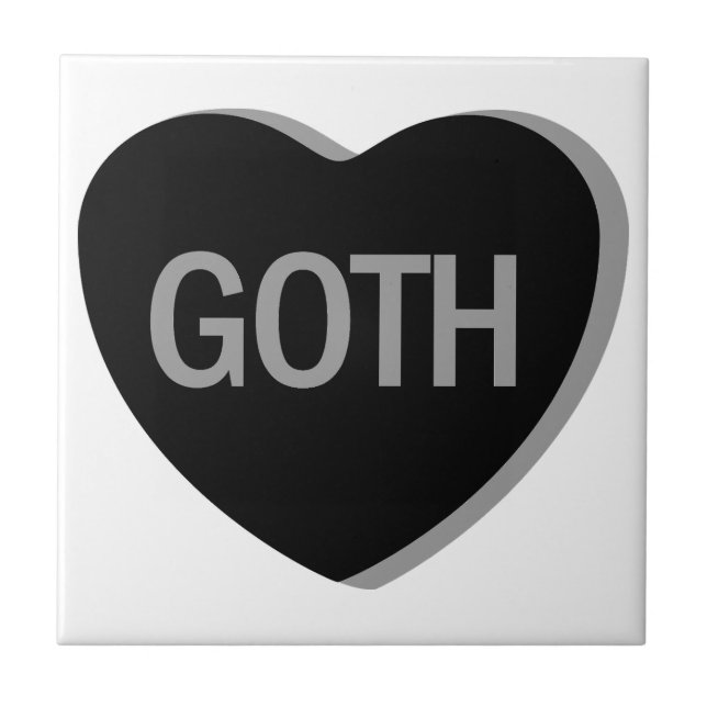 Azulejo Candy Heart - Gótico (Frente)