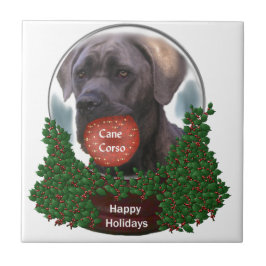 Azulejo Cane Corso Navidades