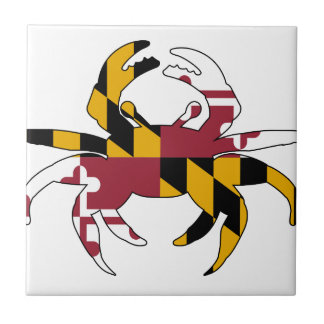 Azulejo Cangrejo de la bandera de Maryland
