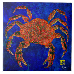 Azulejo Cangrejo Dungeness R - Gran Mosaico Cerámico