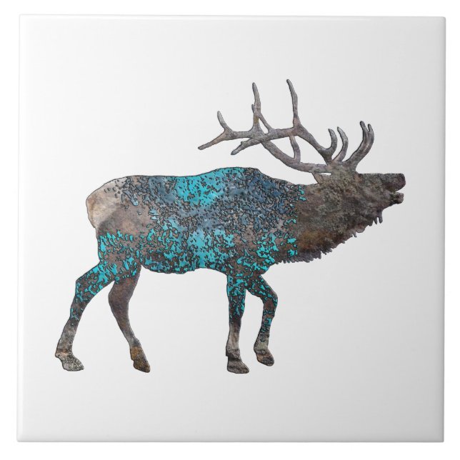 AZULEJO CAÑONES DE HABLAR EN ELLA, NUEVO MÉXICO (Frente)