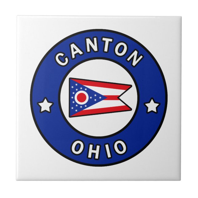 Azulejo Canton Ohio (Frente)