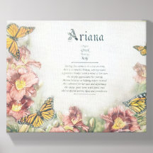 Nombre de mariposa personalizado que significa art