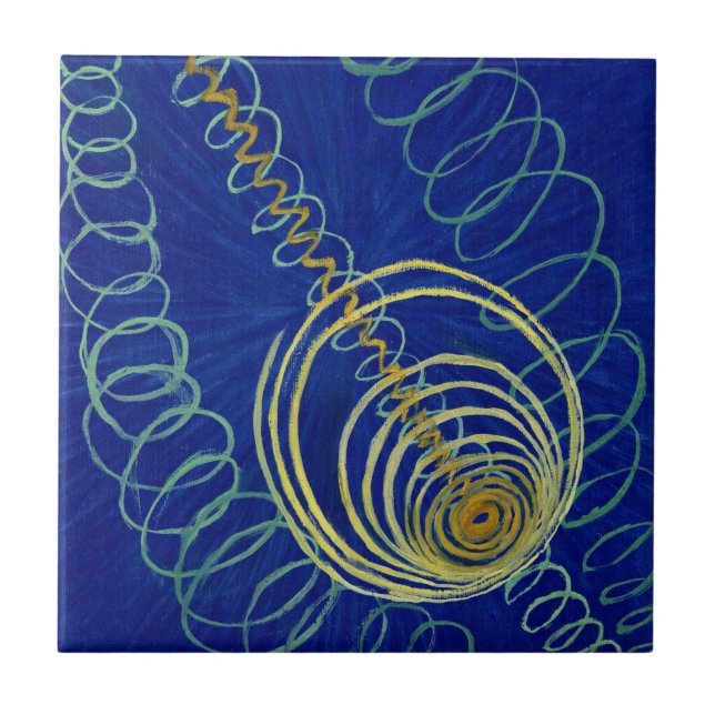 Azulejo Caos primordial de Hilma af Klint (Frente)