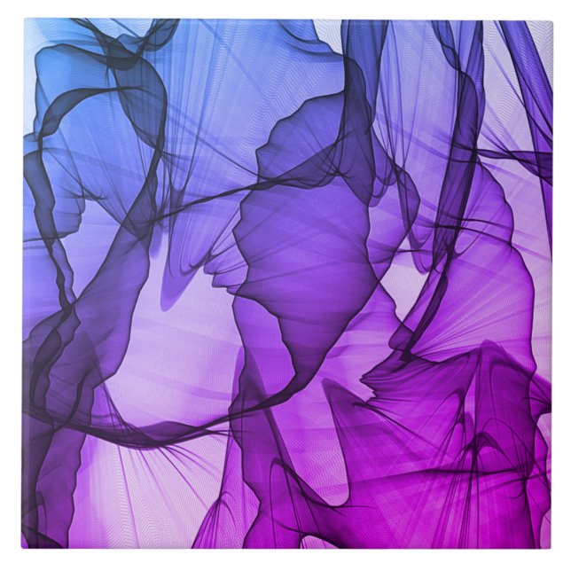 Azulejo Capa mística de ciruela (Frente)