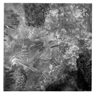 Azulejo Capas de cristales grises