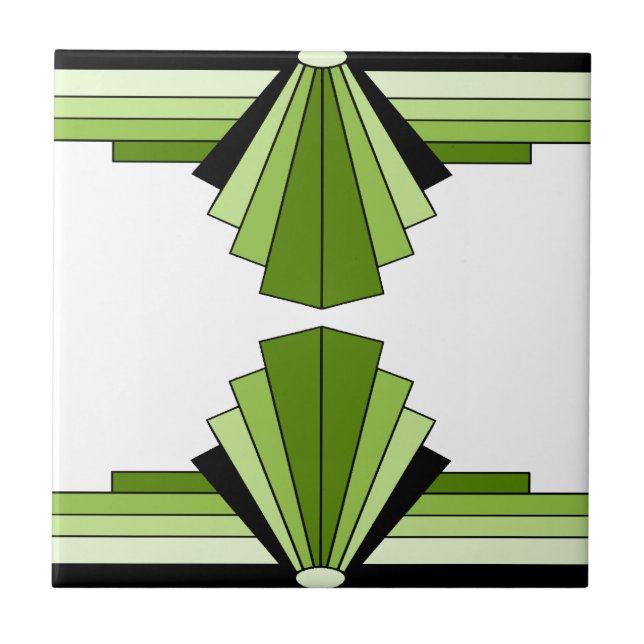 Azulejo Capas del art déco en cales (Frente)