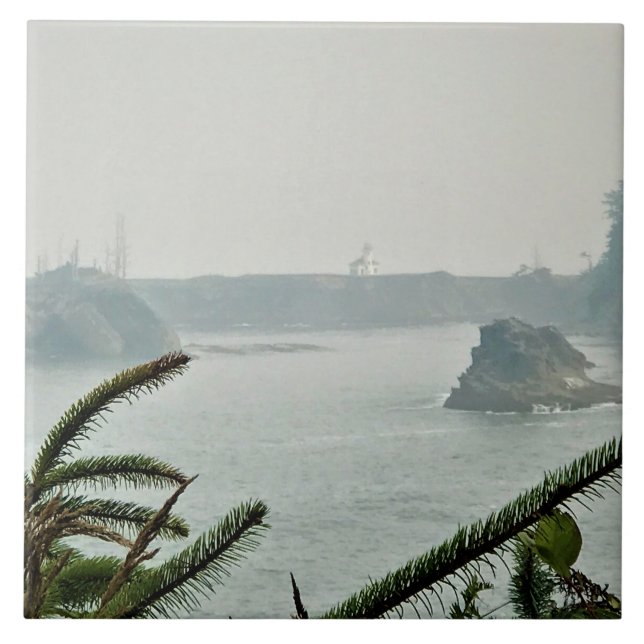Azulejo Cape Arago Lighthouse, OR (Frente)