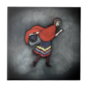 Azulejo Caperucita Roja ~Fairy Tale~Jennie Harbor~