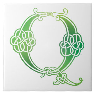 Azulejo Capital decorativa del nudo celta del siglo XVI Q