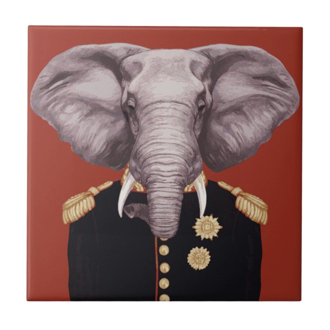 Azulejo Capitán Elephant (Frente)