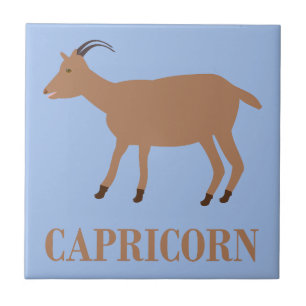 Azulejo Capricorn Star Sign Goat