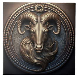 Azulejo Capricornio Rótulo Zodiac Capricornio Horoscopio