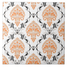 Captura de ojos naranja de patrón clásico victoria