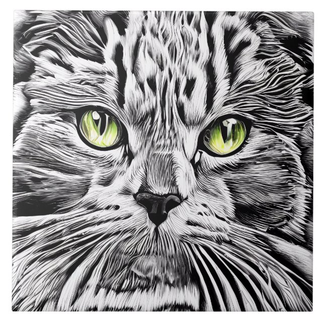 Azulejo Cara de gato (Frente)