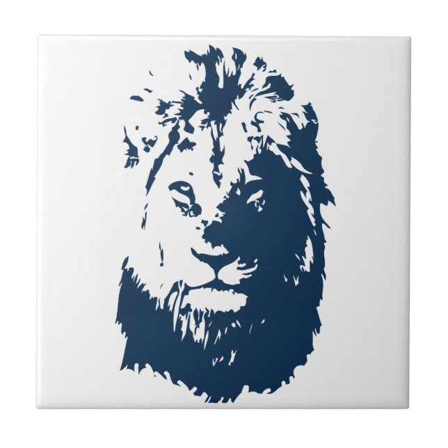 Azulejo Cara de león (Frente)