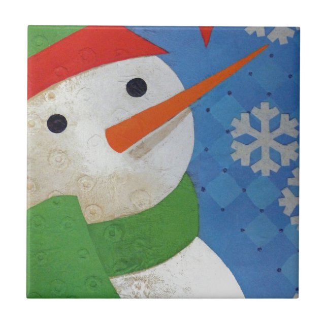 Azulejo Cara de Snowman (Frente)