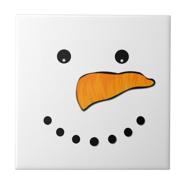 Azulejo Cara de Snowman (Frente)