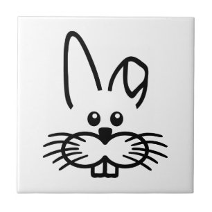 Azulejo Cara del conejo de conejito