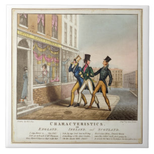 Azulejo Características - Inglaterra, Irlanda y Escocia, e