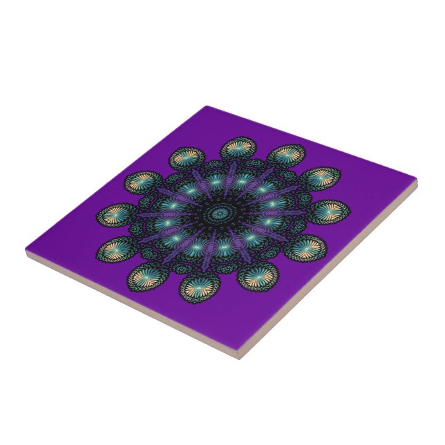 Azulejo Caras de reloj - Apophysis Fractal (Lado)