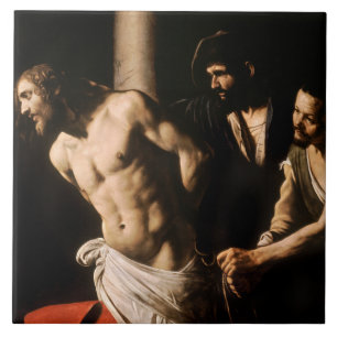 Azulejo Caravaggio - Cristo en la columna